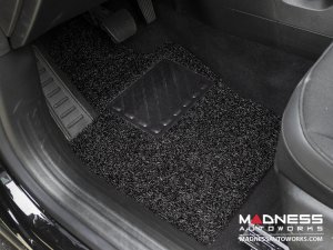 Jeep Renegade All Weather Floor Mats and Cargo Mat (set of 5) - Custom Rubber Woven Carpet - Black 